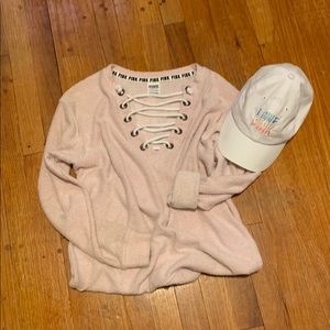 Victoria’s Secret PINK Lace Up Tunic
